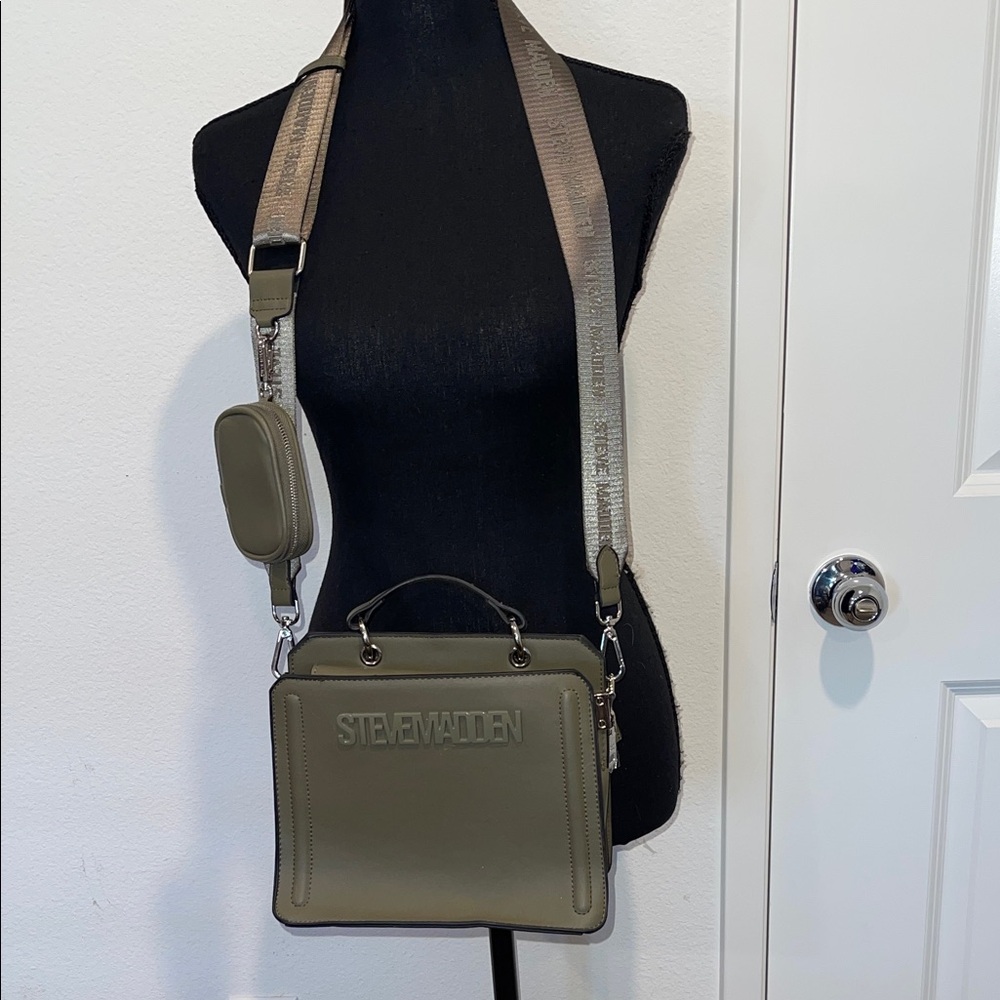 Steve Madden Khaki Men's Messenger Bag